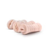 M for Men - Set Van 3 Masturbators Met Bullet Vibrator: Vagina, Anus, Mond - PlayForFun
